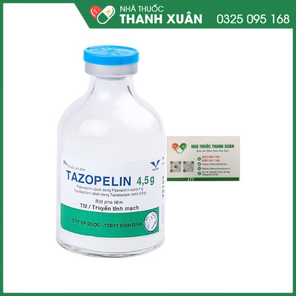 Tazopelin 4,5g - Điều trị các nhiễm khuẩn